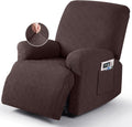 Extra Wide Recliner Chair Cover Slipcover - Oversized Fit Coffee
