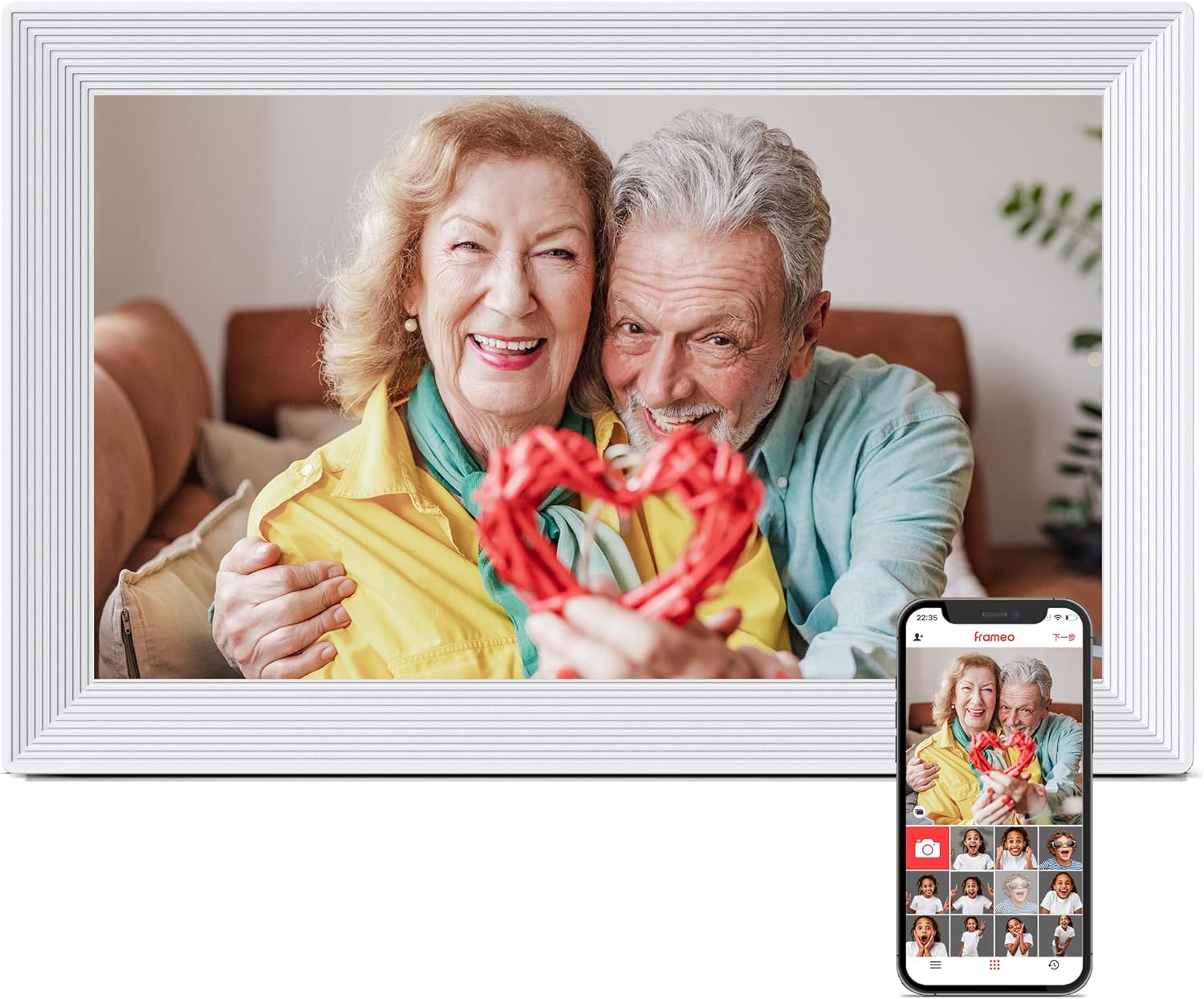 Frameo WiFi Digital Picture Frame for Memorable Moments