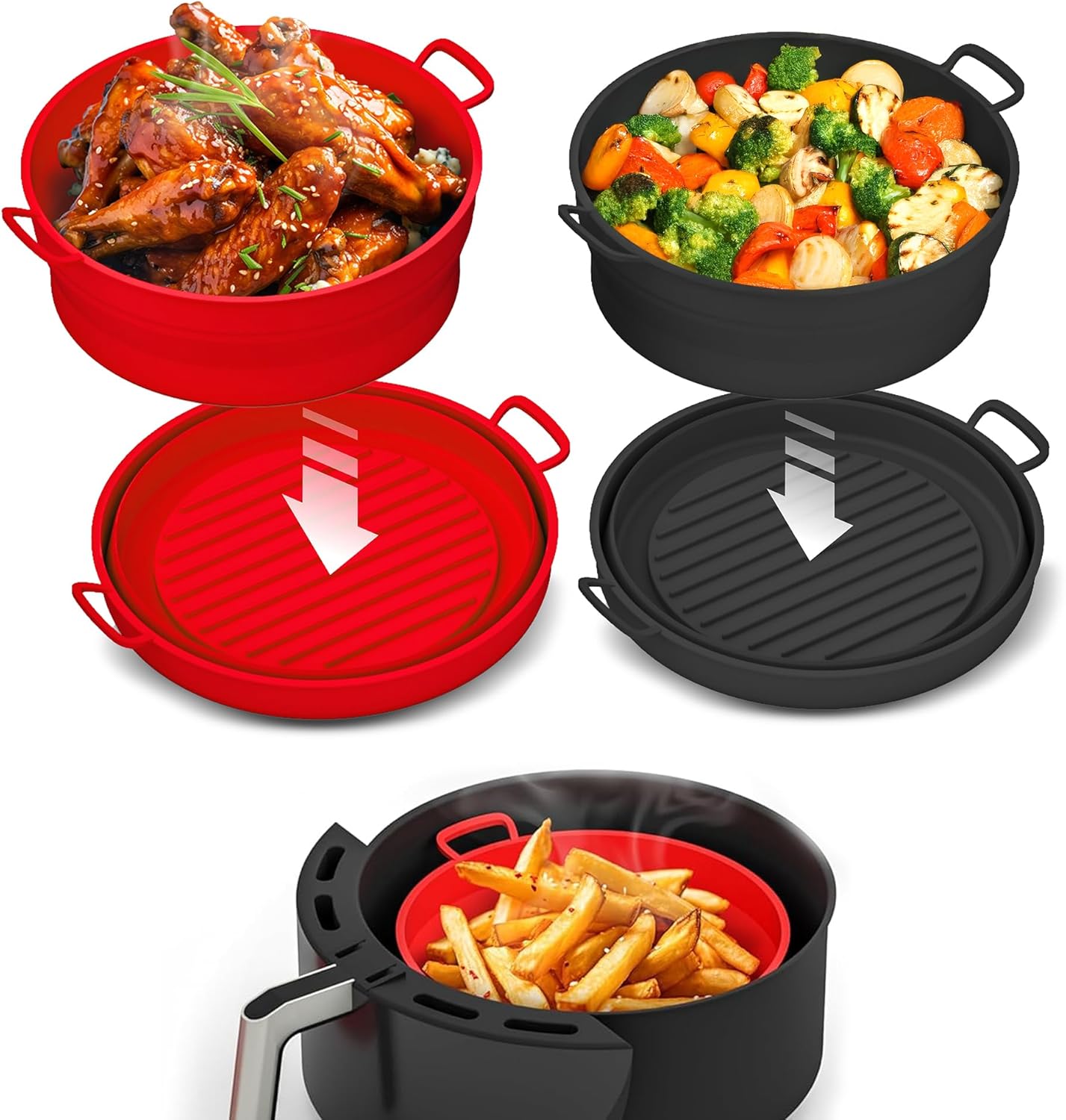 Reusable Silicone Liners - As Seen on Today Show - 2 Pack