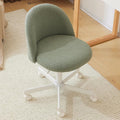 Cute Candy Chair Armless Comfy Small Office Desk Vanity Chair - Mint