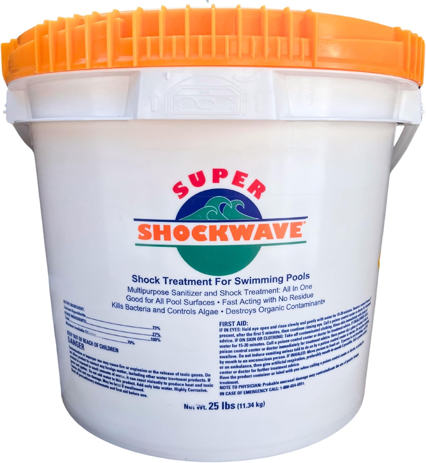 Super Shockwave Pool Shock for Crystal Clear Water Treatment