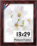 Cherry 13x29 Picture Frame.75 in Wide - Classic Cherry Finish