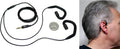Low Noise Ear-Hook Binaural Microphones for Realistic Sound