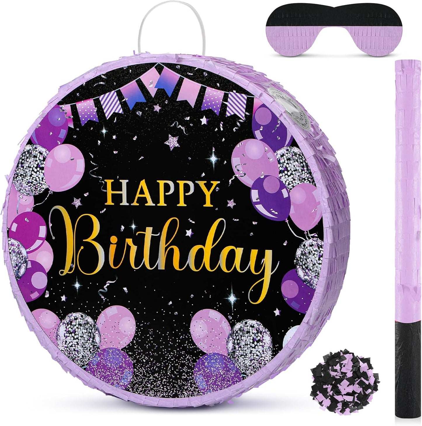 Sinmoe Birthday Pinata Set for Fun Party Celebrations
