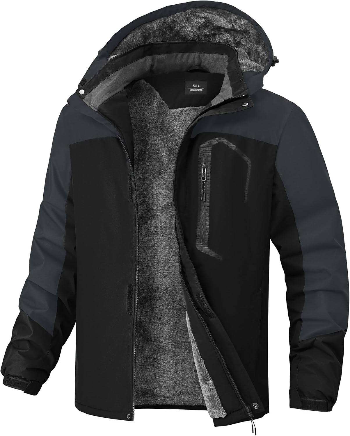 Mens Winter Jackets Waterproof Warm Fleece Ski Jacket Review