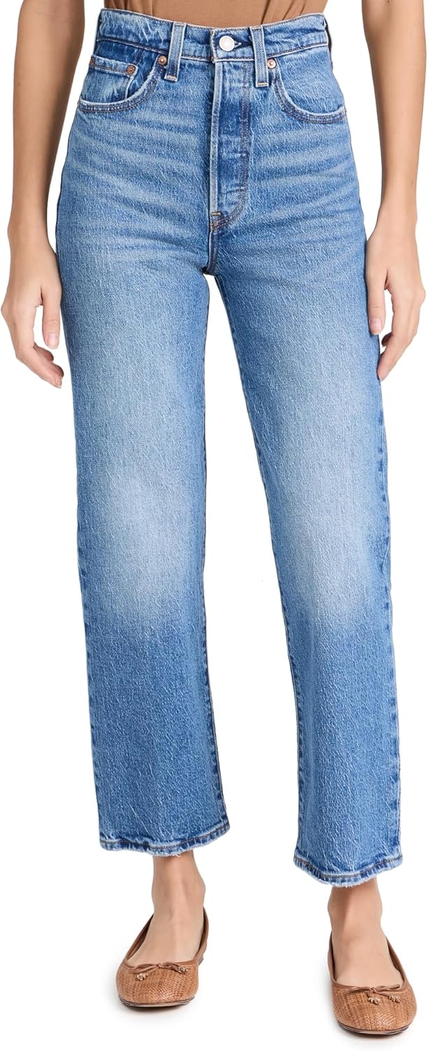 Levi's Women's Premium Ribcage Straight Ankle Jeans Review
