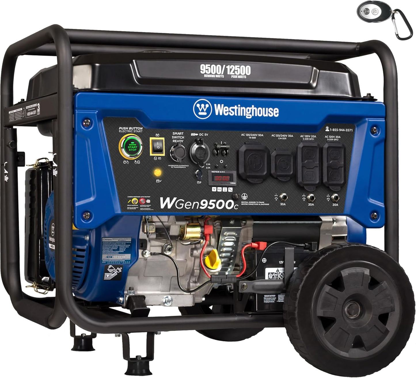 Westinghouse 12500 Peak Watt Portable Generator for Home Backup