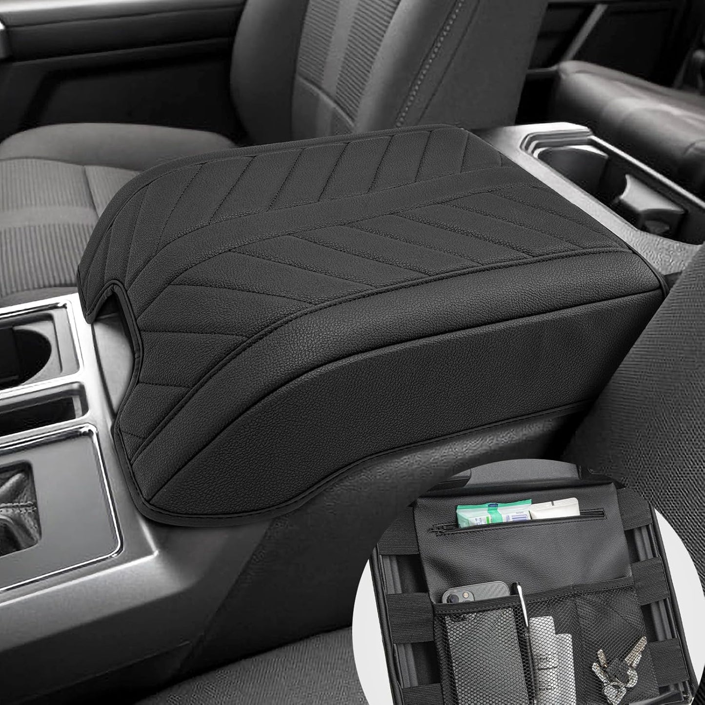 Center Console Cover for 2015-2024 Ford F150 F250 F350 Models