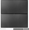 Metal Pegboard for Garage Storage - Heavy Duty Tool Organizer