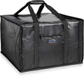 Insulated Pizza Delivery Bag 20in x 19in x 13in - Keeps Pies Hot