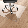 Clear Office Chair Mat for Hardwood Floor 40x48 - No Curling Durable