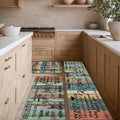 Kitchen Rug Sets of 3 Piece Non Slip Kitchen Rugs and Mats - Durable