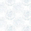 Peel and Stick Wallpaper Boho Blue Geometric Fireworks - Dreamy Remake