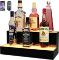 MESAlLUP Acrylic 16 Inch LED Liquor Bottle Display Shelf