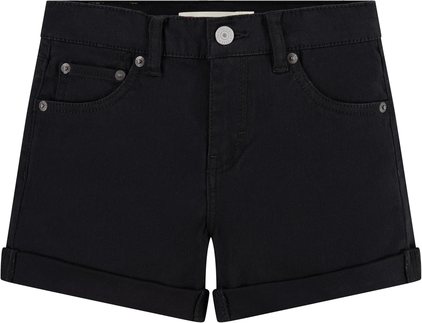 Levi's Girls Girlfriend Fit Denim Shorty Shorts for Summer Fun