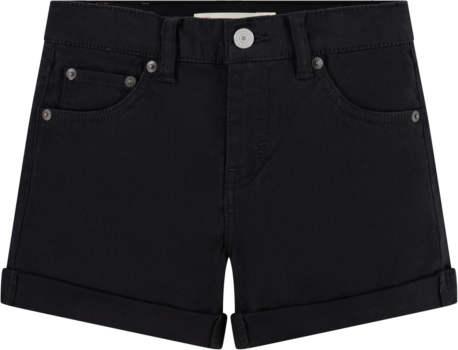 Levi's Girls Girlfriend Fit Denim Shorty Shorts for Summer Fun