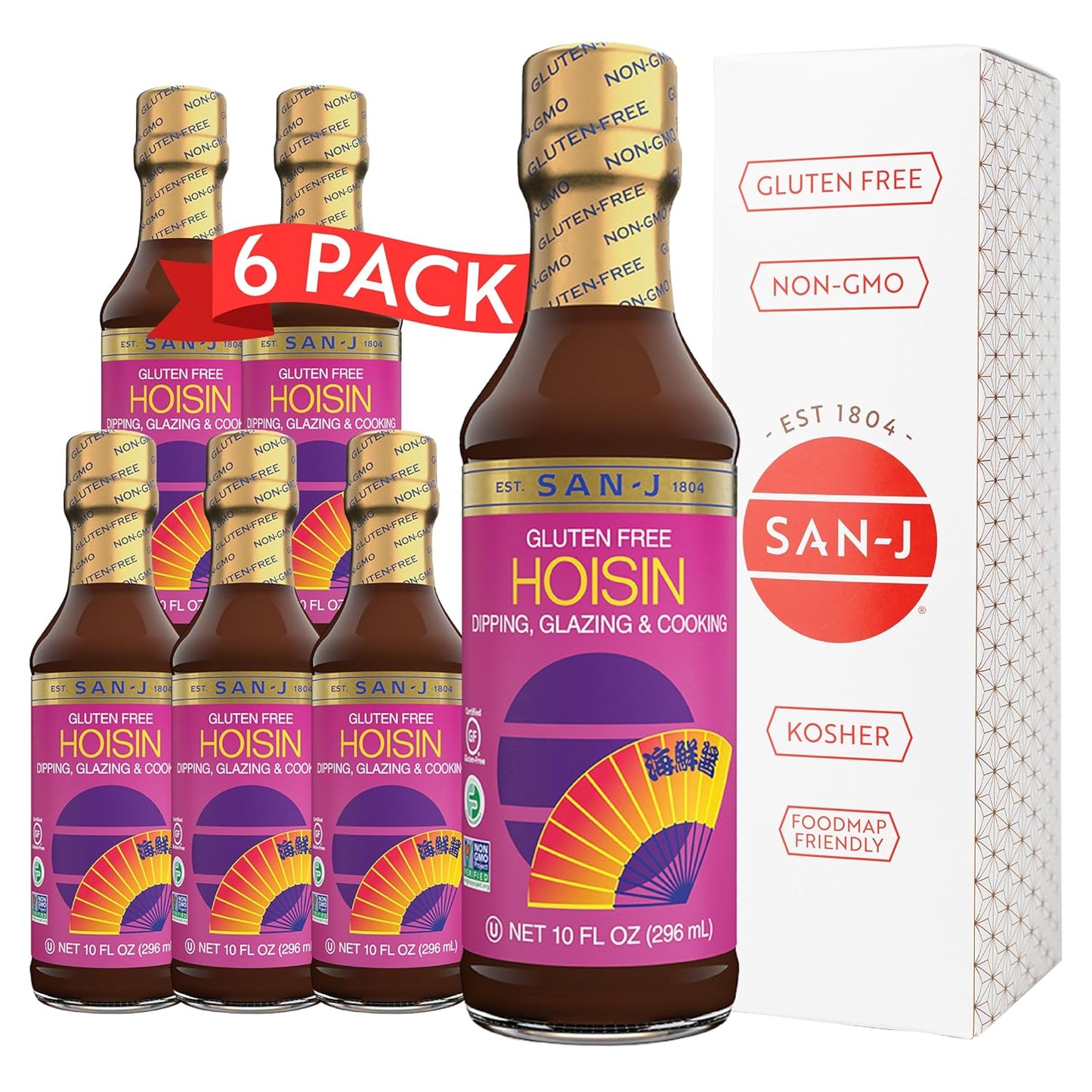 San-J Gluten Free Hoisin Sauce - Flavorful Asian Cooking Essential