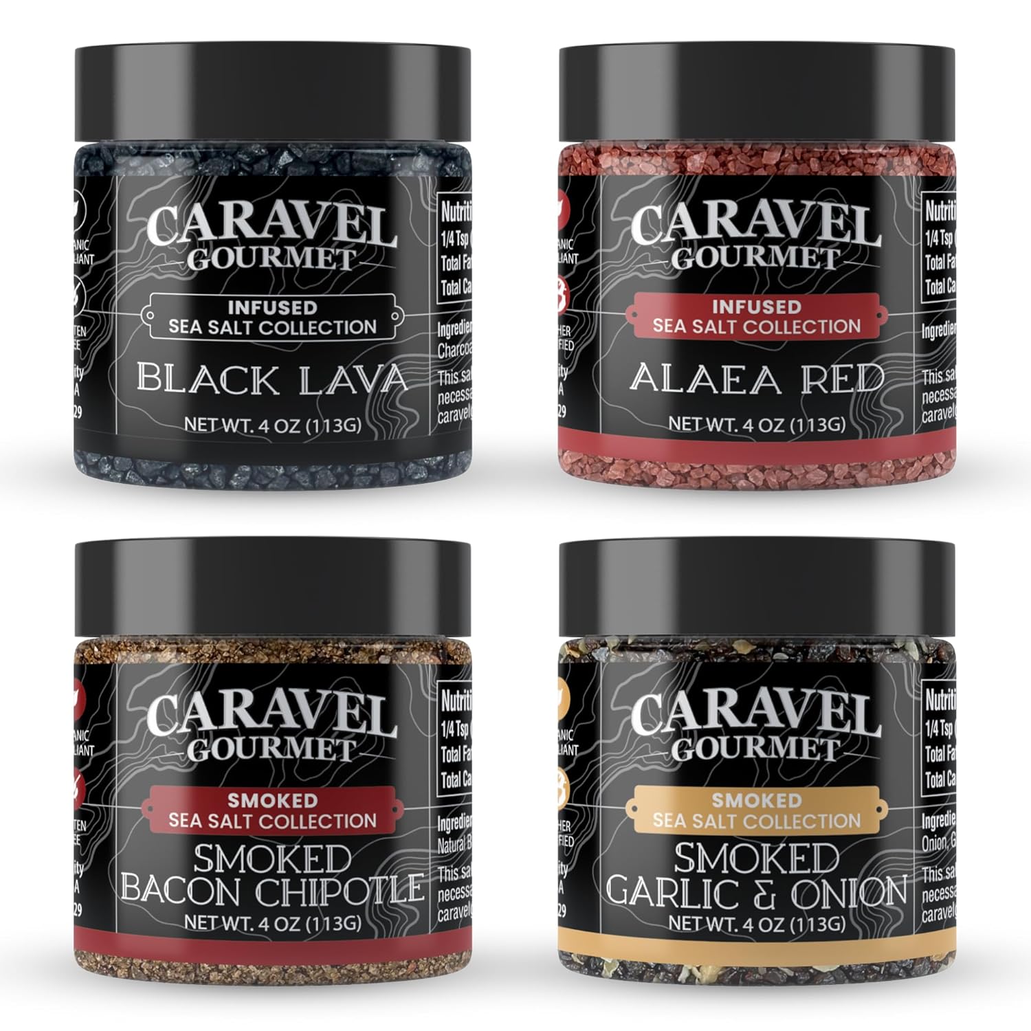 Infused Sea Salt Mega Sampler for Gourmet Cooking Lovers