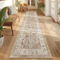 LOKHOM Washable Runner Rug 2x8 - Non-Slip Boho Floral Hallway Runner