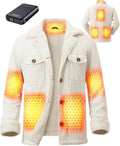 Graphene Heated Jackets for Women with 18400mAh Battery Pack - Sherpa