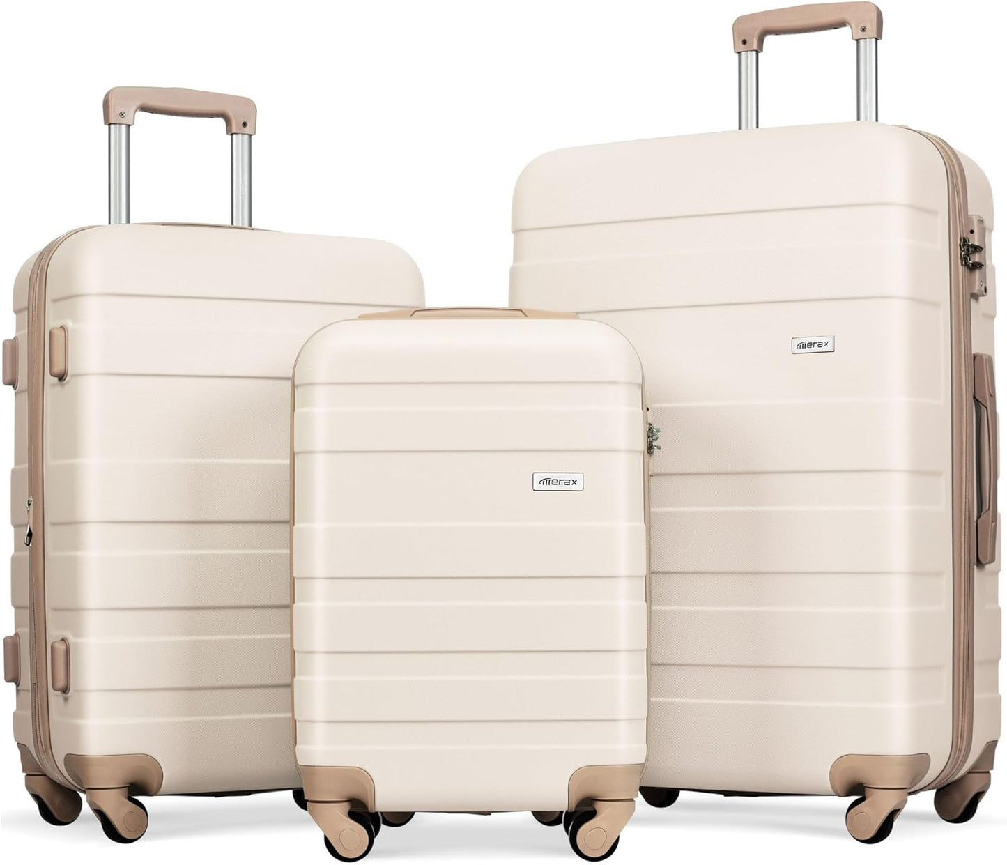 Merax Luggage Sets 3 Piece with TSA Lock for Travel Convenience
