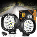 Auxbeam 4in 90W Round LED Offroad Lights - Super Bright Spot Beam