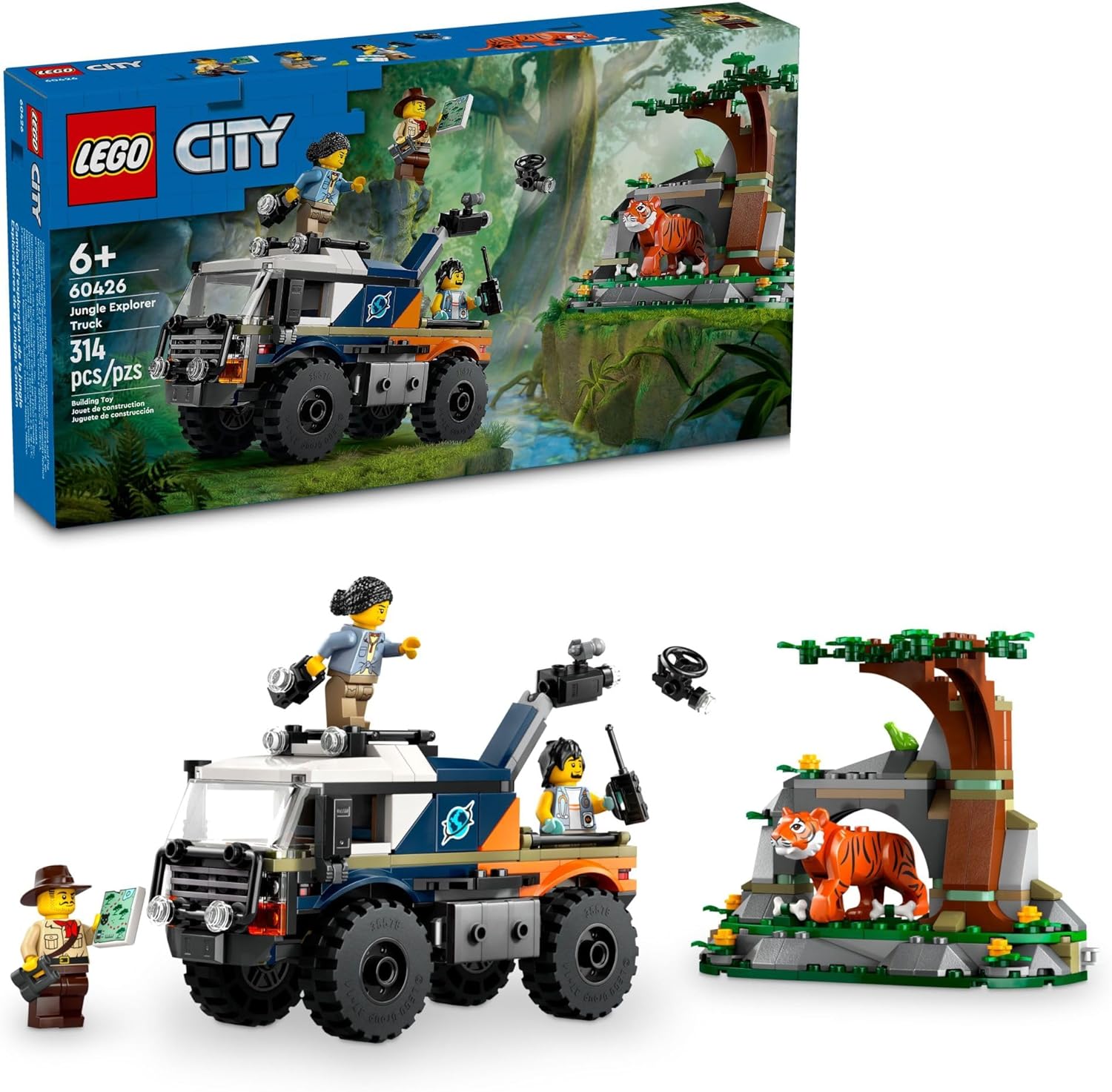 LEGO City Jungle Explorer Off-Road Truck Playset for Kids