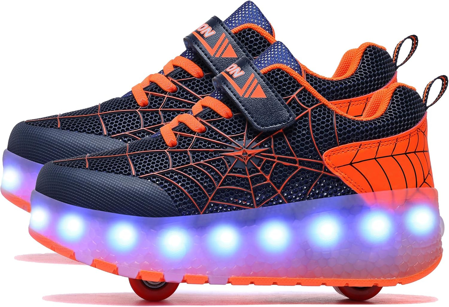 Aikuass USB Chargable LED Light Up Roller Shoes for Kids