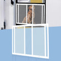 Aluminum RV Entry Screen Door Protector Grille - Adjustable