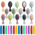 56 Pieces Mini Hair Brush Set - Travel Detangling Brushes and Combs