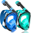 Full Face Snorkel Mask for Adults - 180 Degree Panoramic View