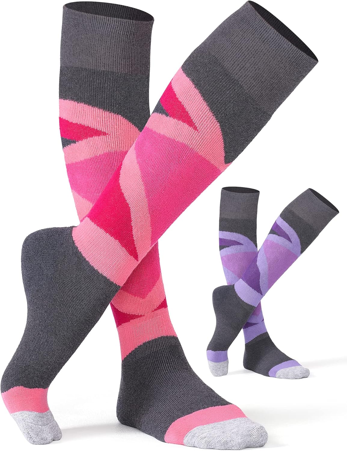 Warm Wool Ski Socks 2/3 Pack - Full Cushioning