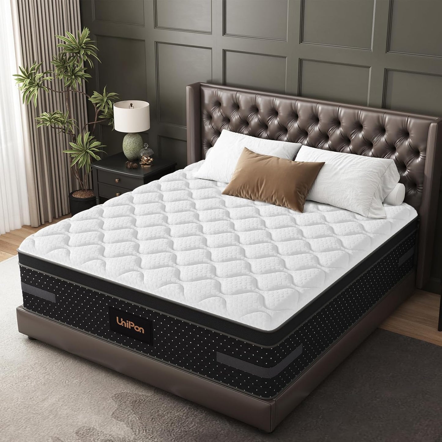 Full Size 12 Inch Cooling Gel Hybrid Mattress for Pain Relief