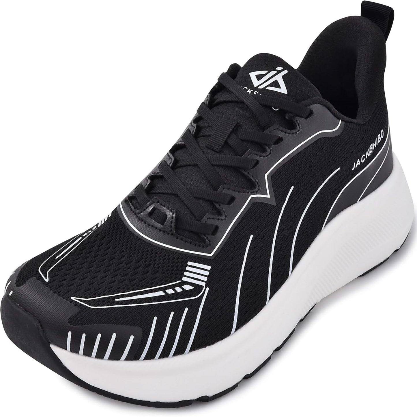 JACKSHIBO Slip on Arch Support Sneakers for Plantar Fasciitis