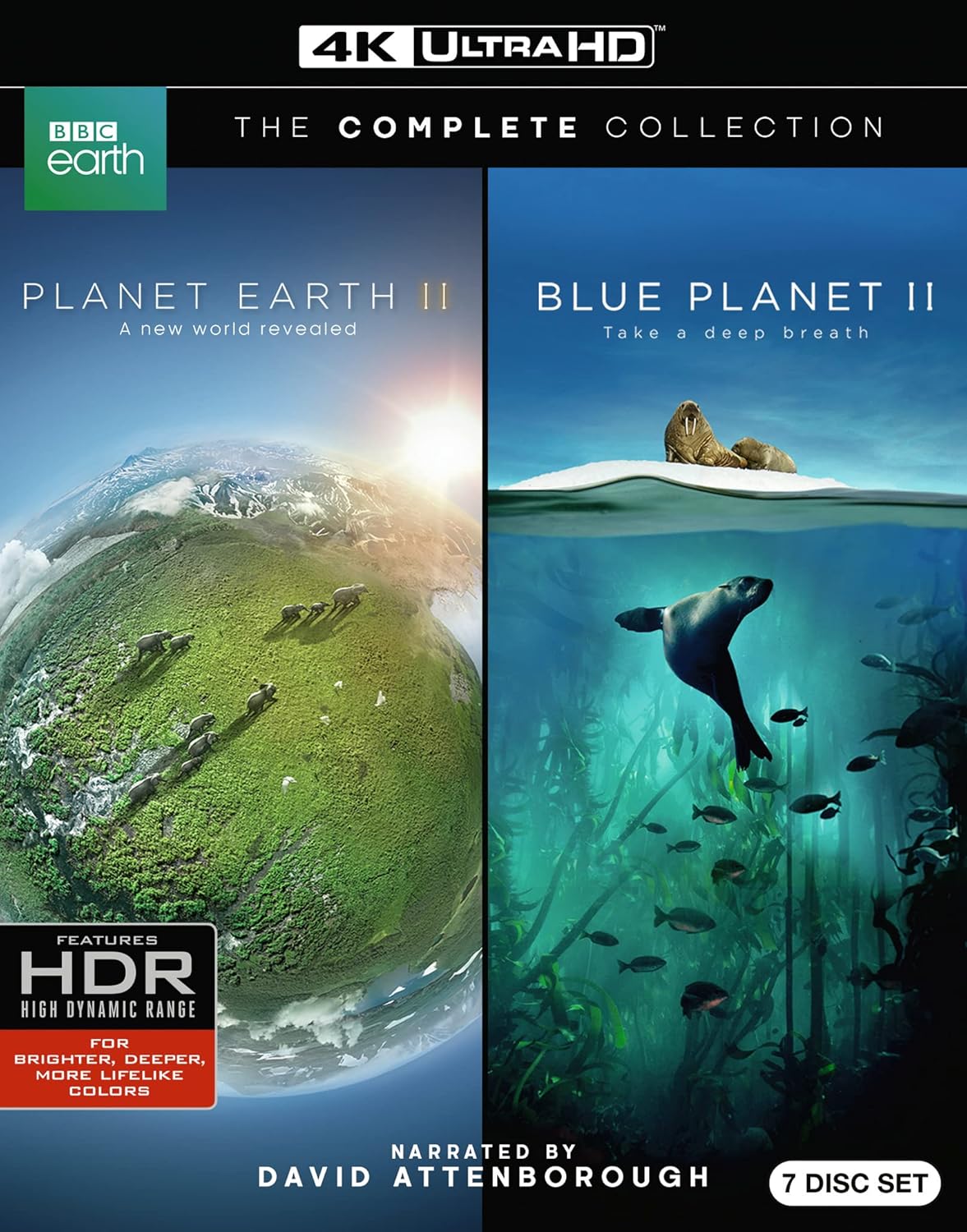Planet Earth II and Blue Planet II 4K UHD Collection Review