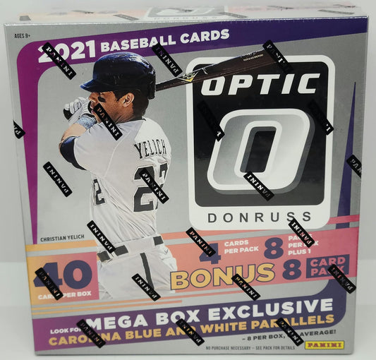 2021 Panini Donruss Optic Baseball Trading Cards Mega Box Review