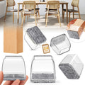 INDEMO Silicone Chair Leg Protectors - Non-Slip Floor Pads