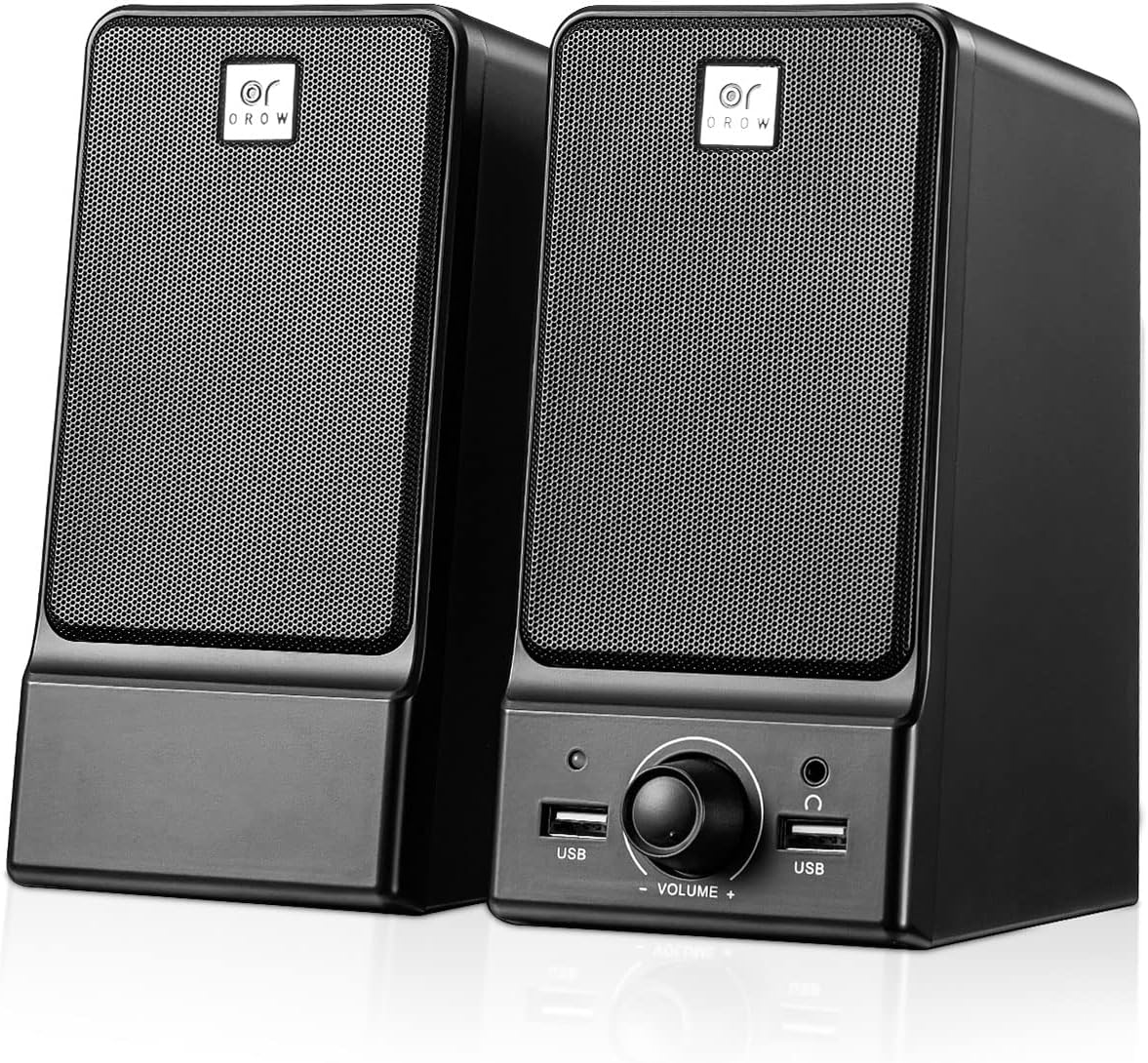 16W Desktop Speakers: Deep Bass, Pure Vocals, Hi-Fi Stereo
