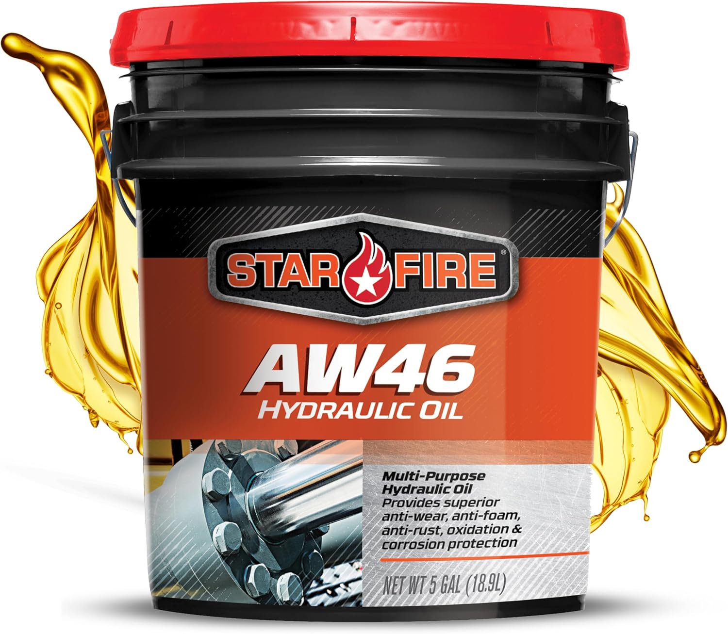 STARFIRE AW46 Hydraulic Oil 5 Gallon Pail for Equipment