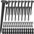 Secure Your Outdoor Adventure with Yulejo 16pc Canopy Stakes Set