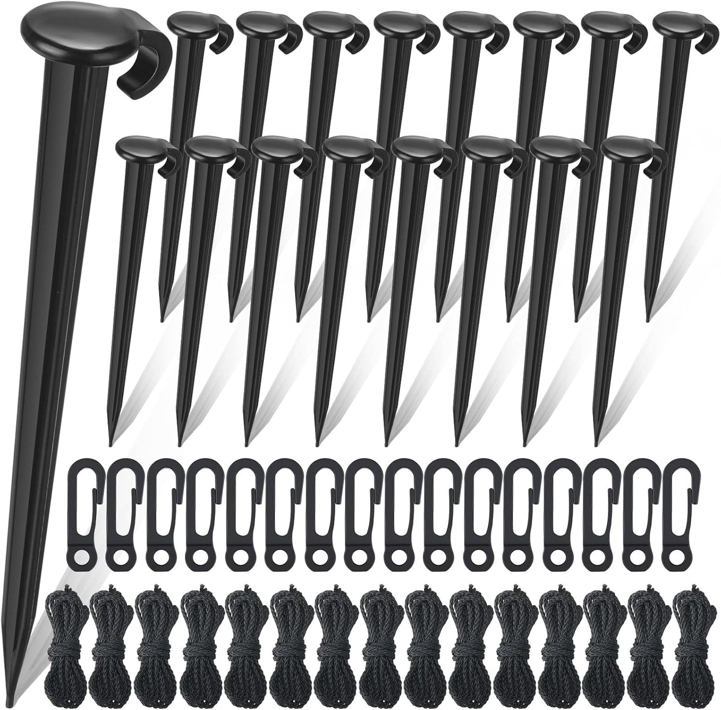 Secure Your Outdoor Adventure with Yulejo 16pc Canopy Stakes Set