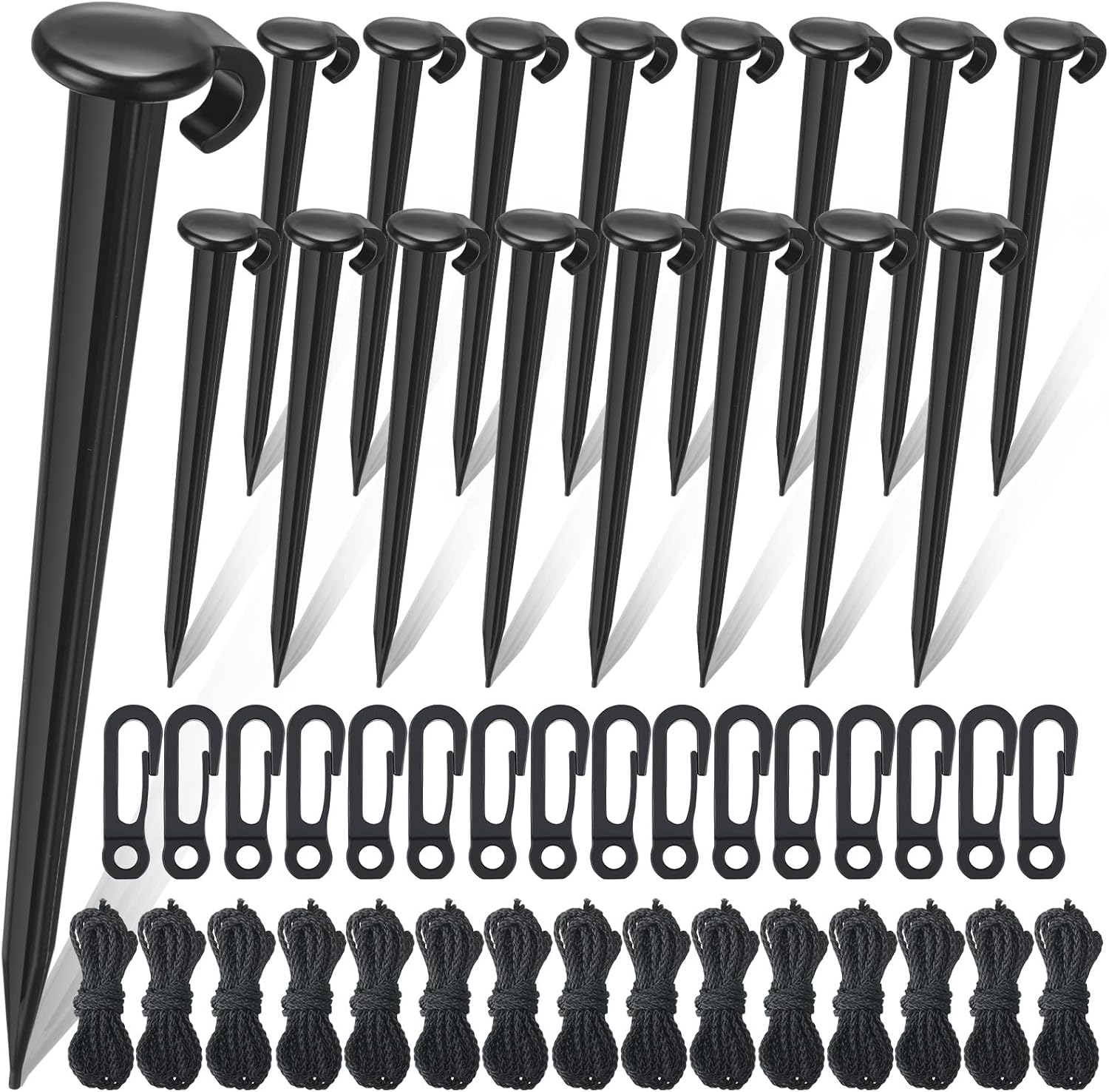 Secure Your Outdoor Adventure with Yulejo 16pc Canopy Stakes Set