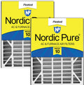 Nordic Pure 20x25x5 Honeywell Replacement MERV 10 Plus Carbon - Odor