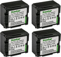 Kastar 4-Pack Battery Replacement for Panasonic Camcorders - High