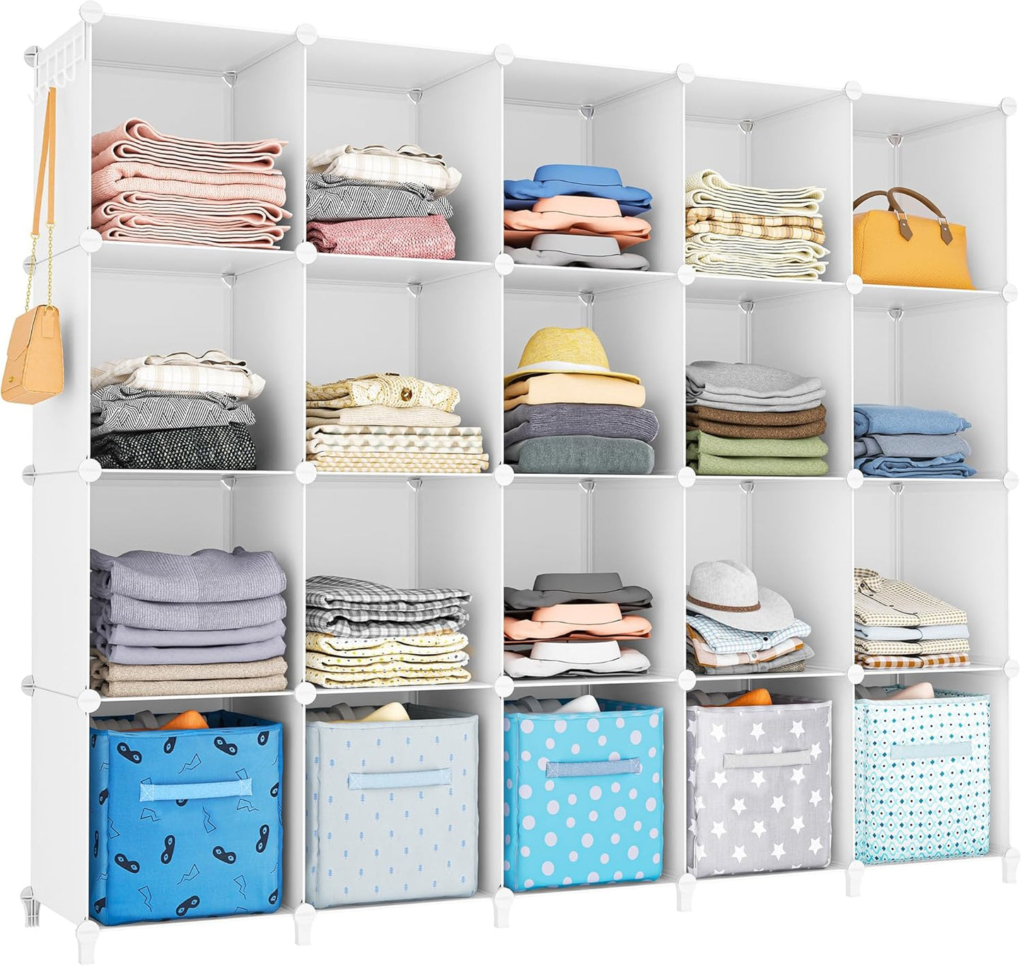 HOMIDEC 20-Cube Storage Shelf for Versatile Home Organization