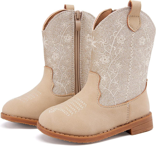 Toddler Girls Cowboy Boots for All Seasons - Stylish Comfort