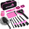 Pink Car Cleaning Kit Car Detailing Kit Interior Cleaner - Complete