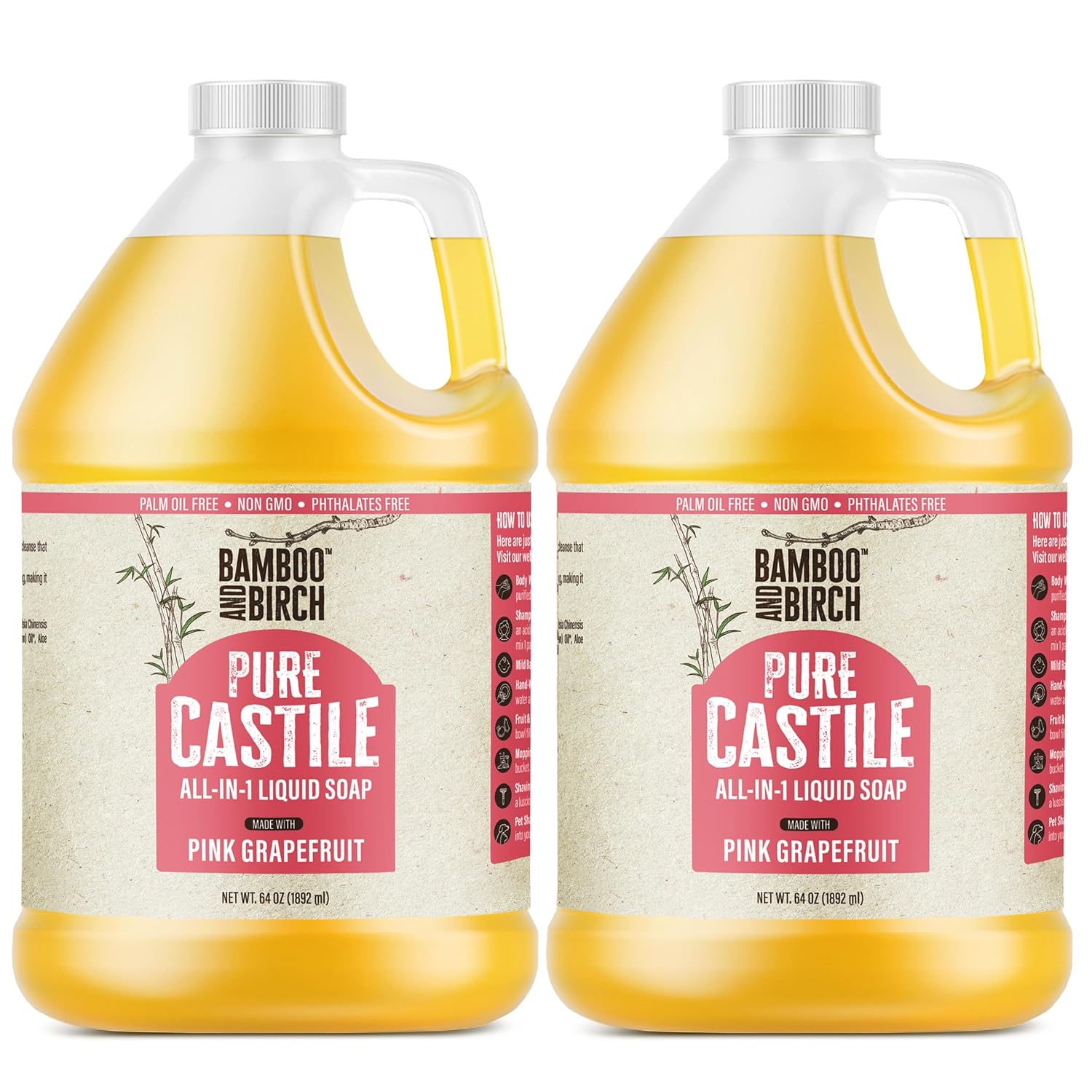 Pure Castile Soap Liquid for Natural Cleansing and Care