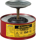 Justrite Plunger Can for Solvents, 1 Quart Capacity - Safe Pump