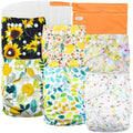 Leekalos Cloth Diapers Reusable One Size for Babies - Fall Colors
